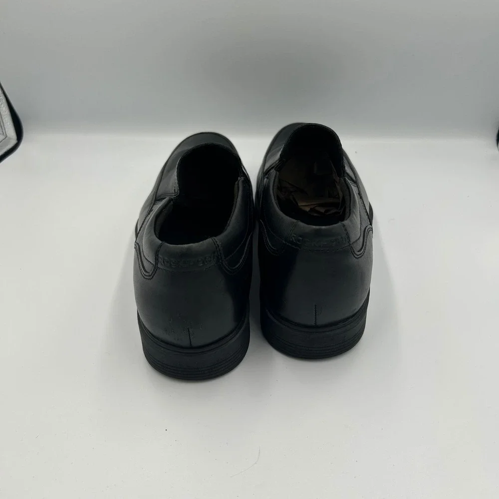 Rockport Loafers Mens 10.5 Black Leather Slip On Adiprene A10716